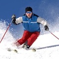 skiing